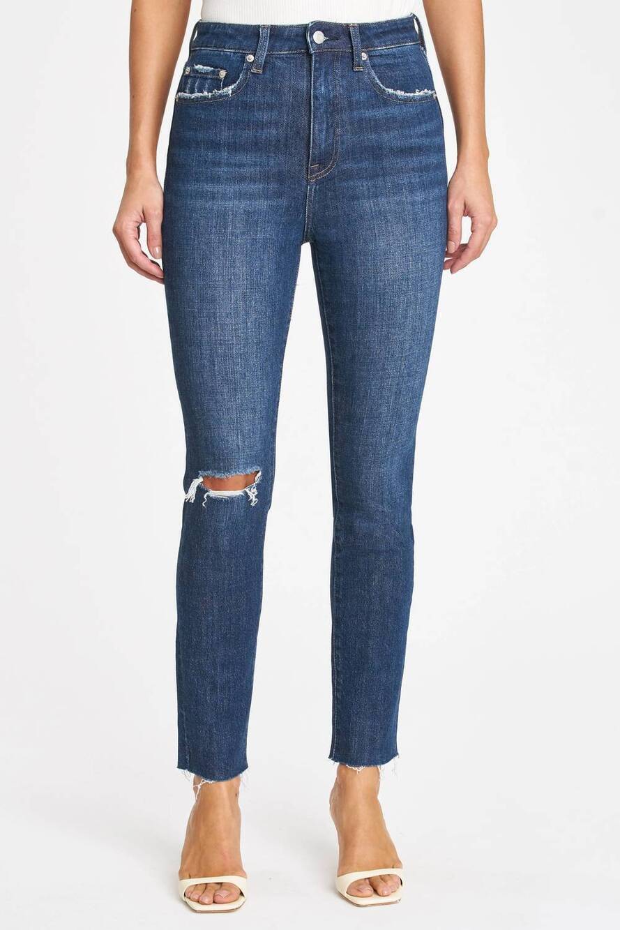 NEW PISTOLA cara high rise vintage skinny jeans in blue
